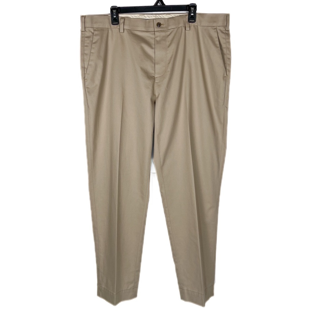 Brooks Brothers Advantage Chino Pants Mens 40x30 Beige Stretch Lightweight EUC
